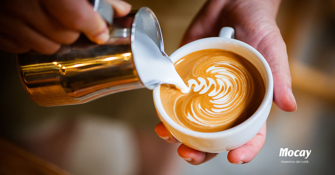 cómo hacer latte art